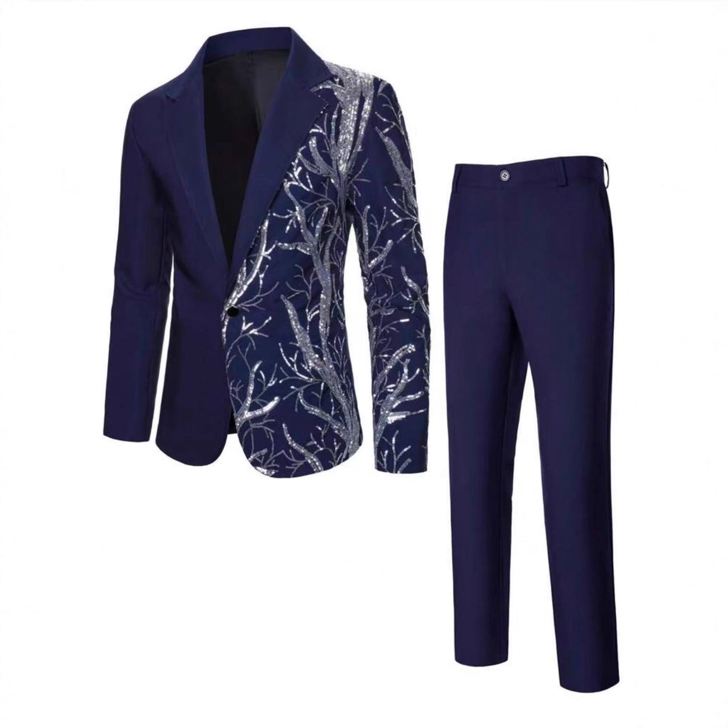 Herren Anzug Pailletten Glamour mit Verzierungen Berlin Style