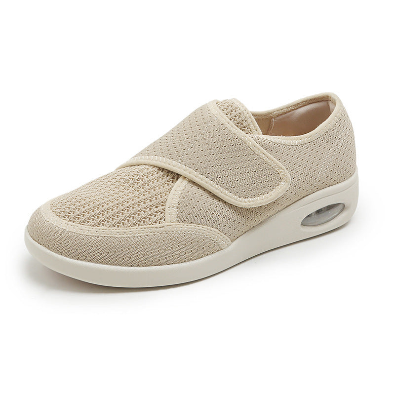 Damen Schuhe Bequem Atmungsaktiv Klettverschluss - BerlinGlamour