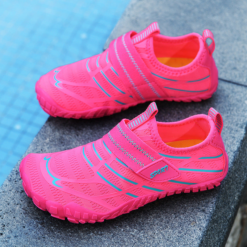 Damen Badeschuhe Sportlich Bequem Sommer