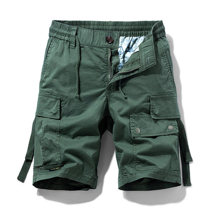 Herren Cargoshorts Elastisch Bequem Mit Seitentaschen