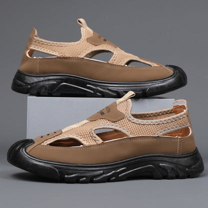 Damen Sandalen Freizeit Mesh Bequem Rutschfest