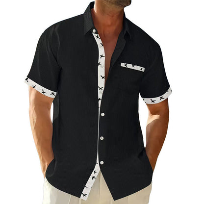 Herren Kurzarmhemd Modern Stilvoll Berlin