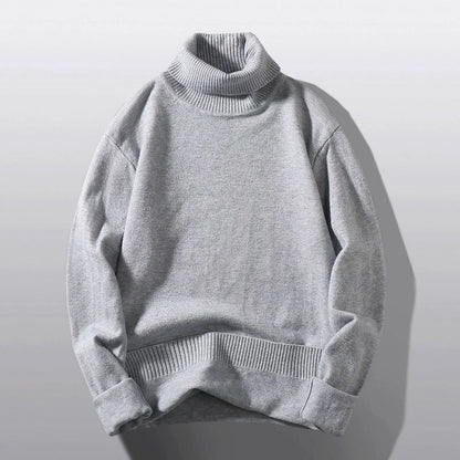 Herren Rollkragenpullover Bequem Warm Modern