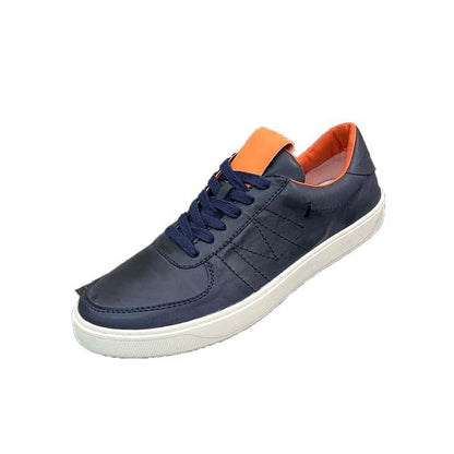Herren Leder Sneaker Lässig Modern von Heidi Mode