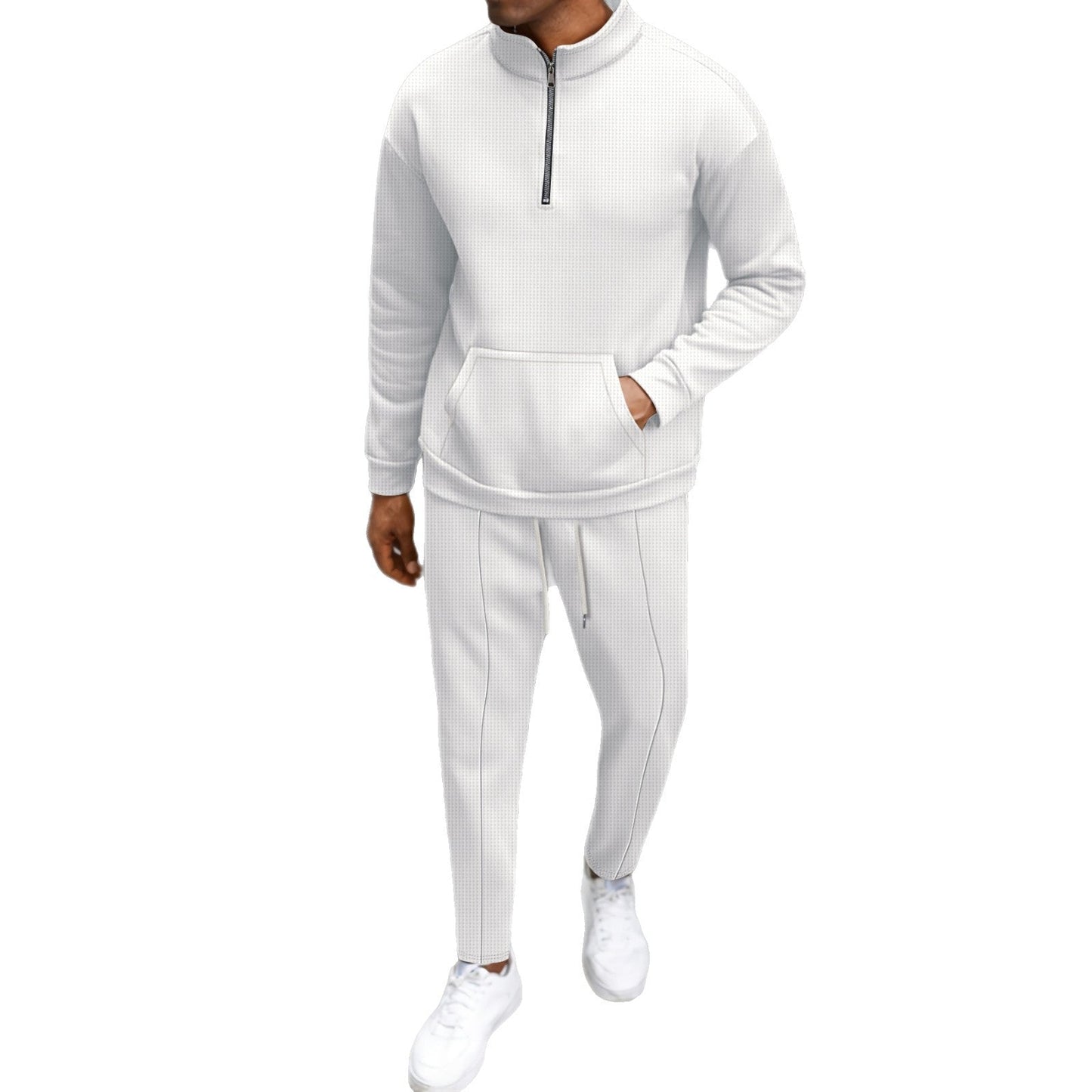 Herren Sportanzug Modern mit Hoher Kragen und Tasche
