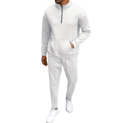 Herren Sportanzug Modern mit Hoher Kragen und Tasche