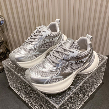 Damen Sneaker Sportlich Leicht Atmungsaktiv Bequem