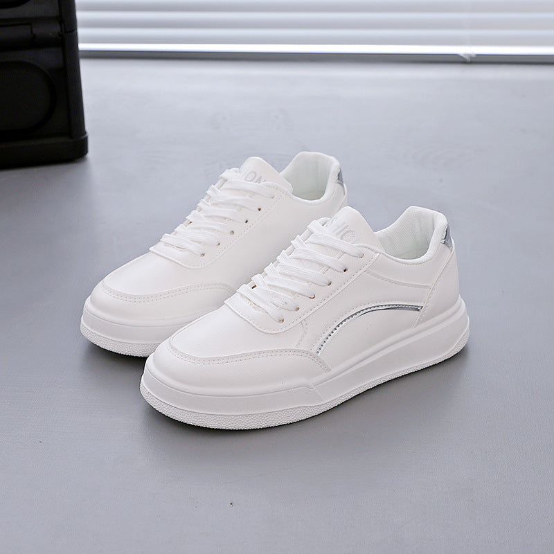 Damen Sneaker Sportlich Metallic Bequem Laufschuhe