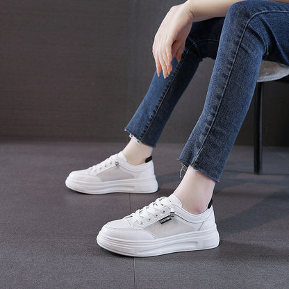 Damen Sneaker Sportlich Freizeit Atmungsaktiv Mit Dämpfung
