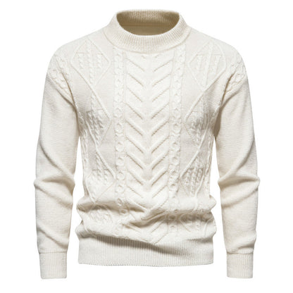 Herren Pullover Strick mit Muster Modern Geschmack