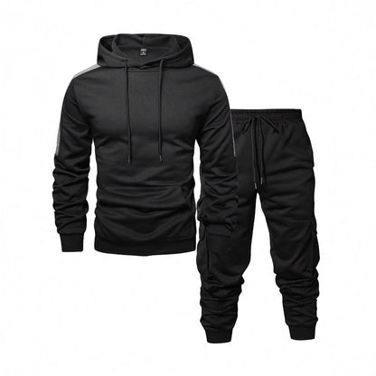 Herren Jogginganzug Komfortabel mit Taschen Sportlich - BerlinGlamour
