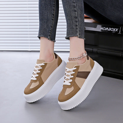 Damen Sneaker Plateau Komfort Laufschuhe Frauen