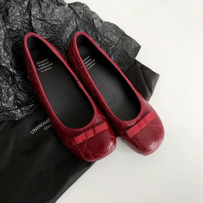 Damen Ballerinas Elegante Rüschendetail Weiche Innensohle