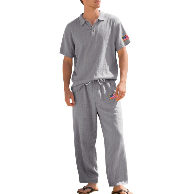 Herren Strandoutfit Leicht Atmungsaktiv Sommer