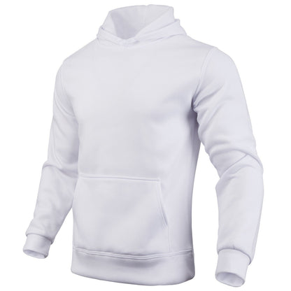 Herren Hoodie Übergroß Kängurutasche Großmaschen Pullover
