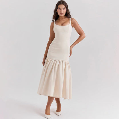 Elegantes Maxikleid mit Rüschen für Abendveranstaltungen