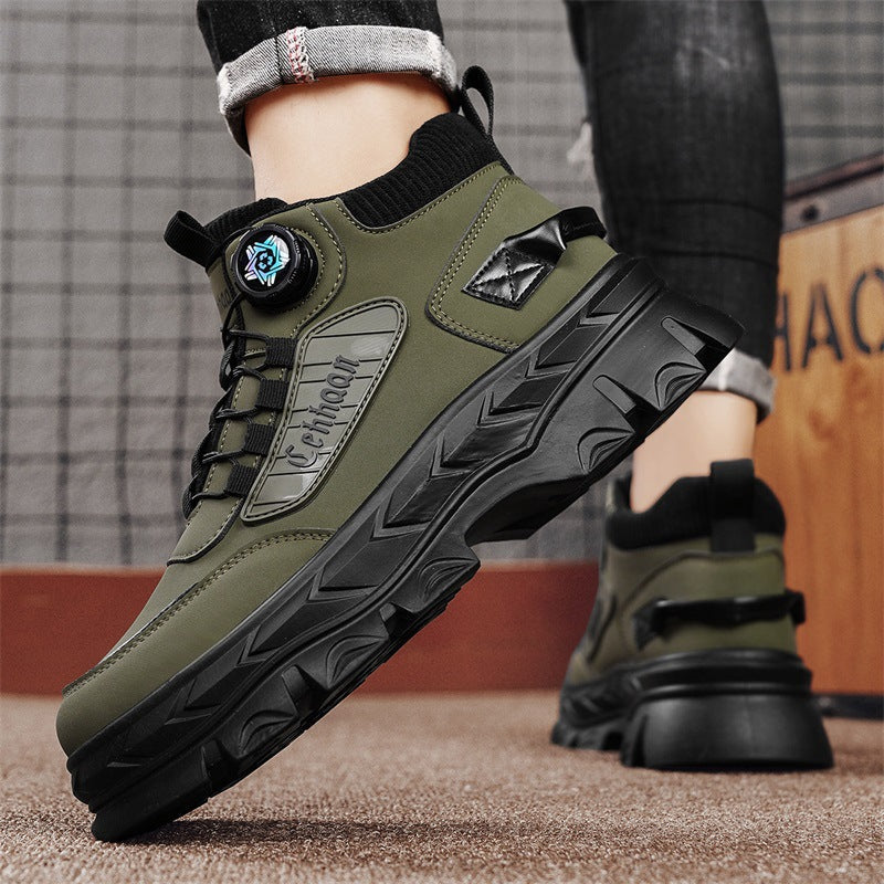 Damen Sneaker Hoch Modisch Robust Rutschfest - BerlinGlamour
