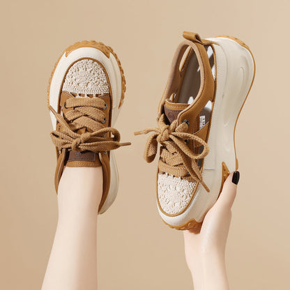 Damen Sneaker Atmungsaktiv Komfort Mesh Oberfläche