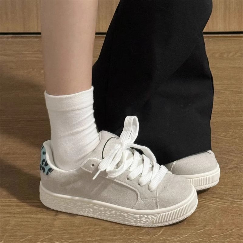 Damen Sneaker Weich Wildleder Bequem Modern