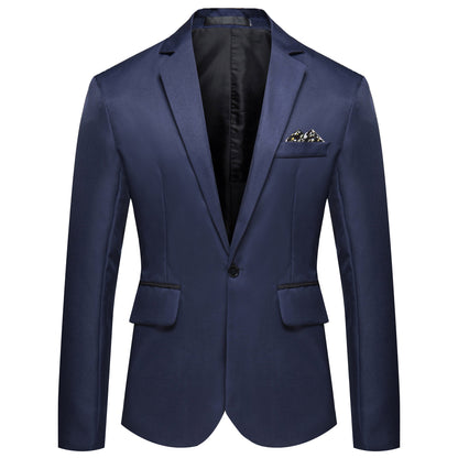 Herren Anzugjacke Modern Elegant Satiniert