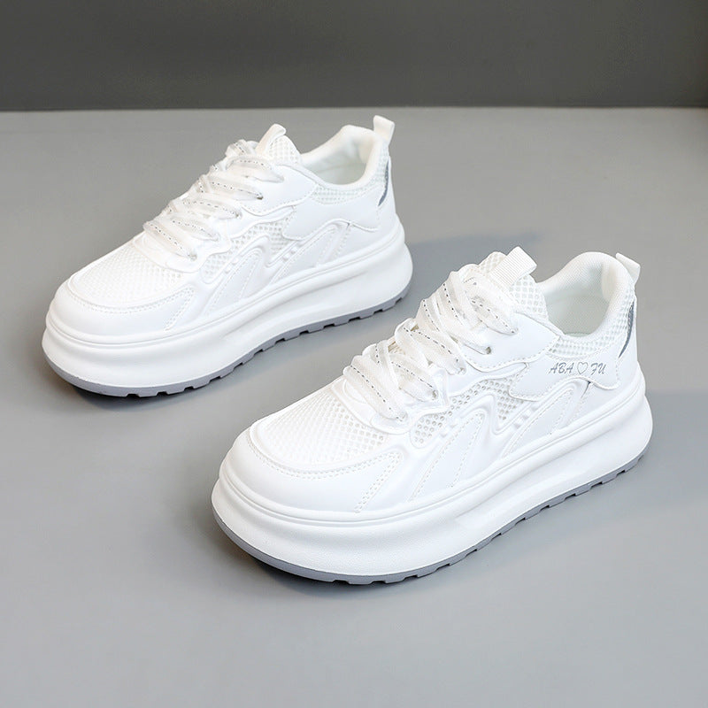 Damen Sneaker Sportlich atmungsaktiv Mesh Sohle