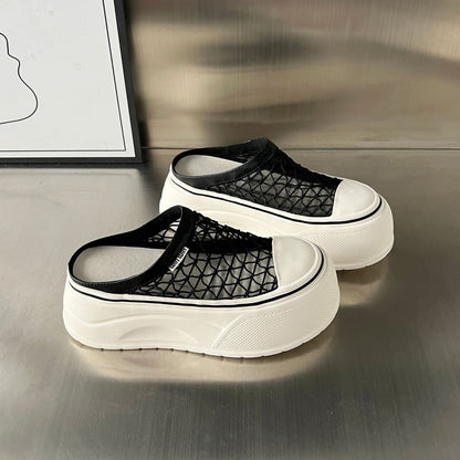 Damen Clogs Plateau Schuhe Bequem Luftdurchlässig Trendig