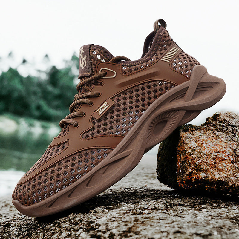 Damen Sneaker Atmungsaktiv Elastisch Laufschuh Komfort