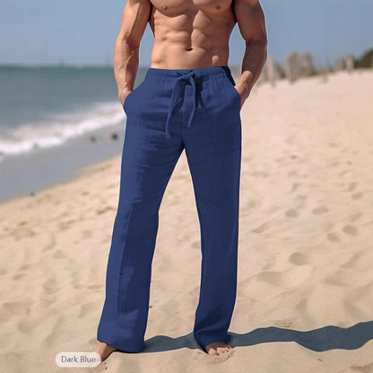 Bequeme Herren Leinenhose Sommerlich Elegant - BerlinGlamour
