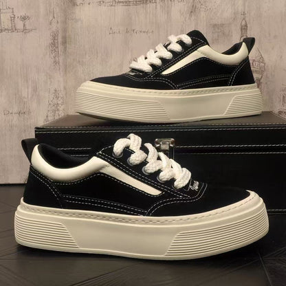 Damen Sneaker Strukturiert Voluminöse Sohle Mode - BerlinGlamour