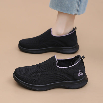 Damen Sport-Sneaker Atmungsaktiv Leicht Sneaker Laufschuhe