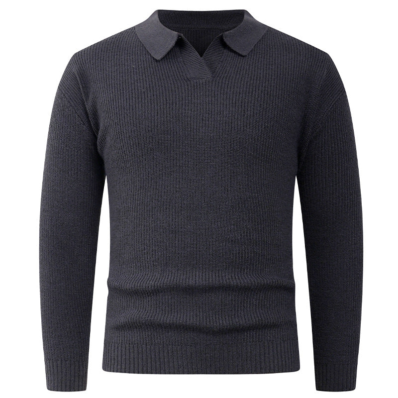 Herren Pullover Lässig Moderner Kragen
