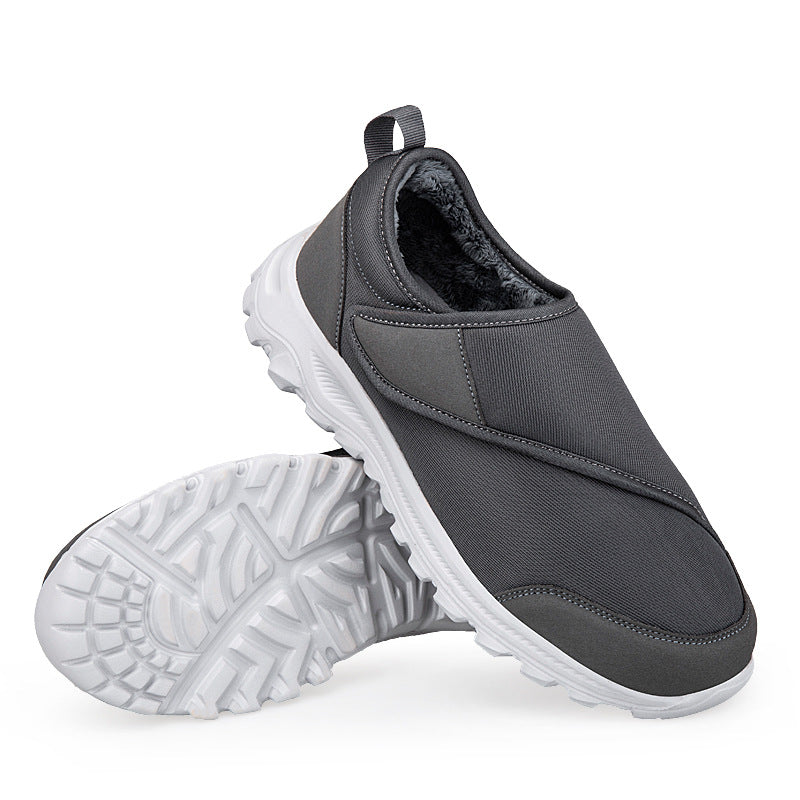 Damen Sneaker Warmfutter Schuhe Klettverschluss Winter