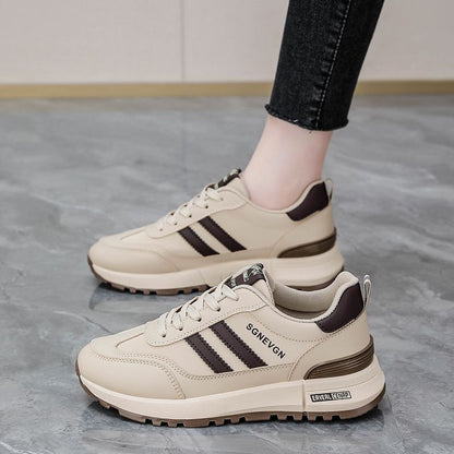 Damen Sneaker Sportlich Bequem Mit Gummi Sohle