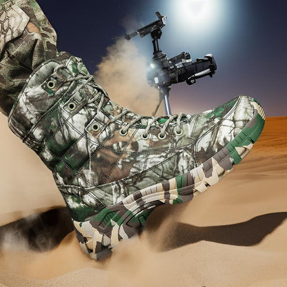 Herren Militärstiefel Rutschfest Strapazierfähig Outdoor