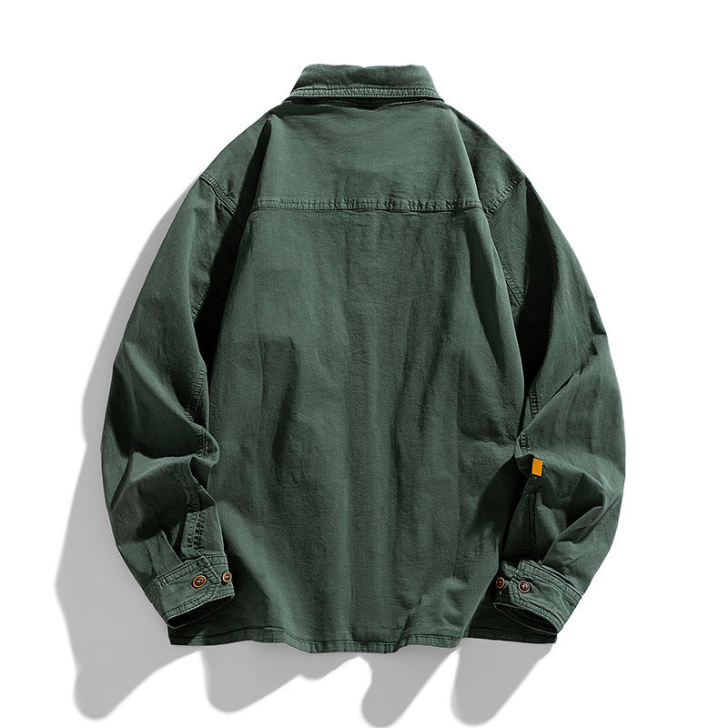 Herren Hemd Utility Schnitt Modern Grau