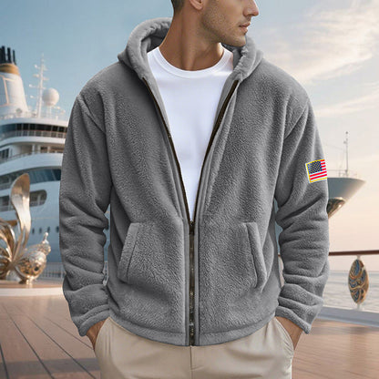 Weicher Herren Pullover Kapuzenpullover Fleece Bequem