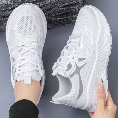 Damen Laufschuhe Leicht Sportlich Atmungsaktiv Mesh