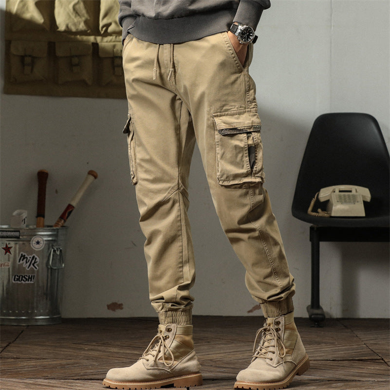 Herren Cargo-Hose Elegant mit Taschen Elastisch Modern - BerlinGlamour