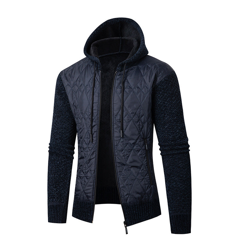 Herren Steppjacke Sportlich Warm Mit Reißverschluss