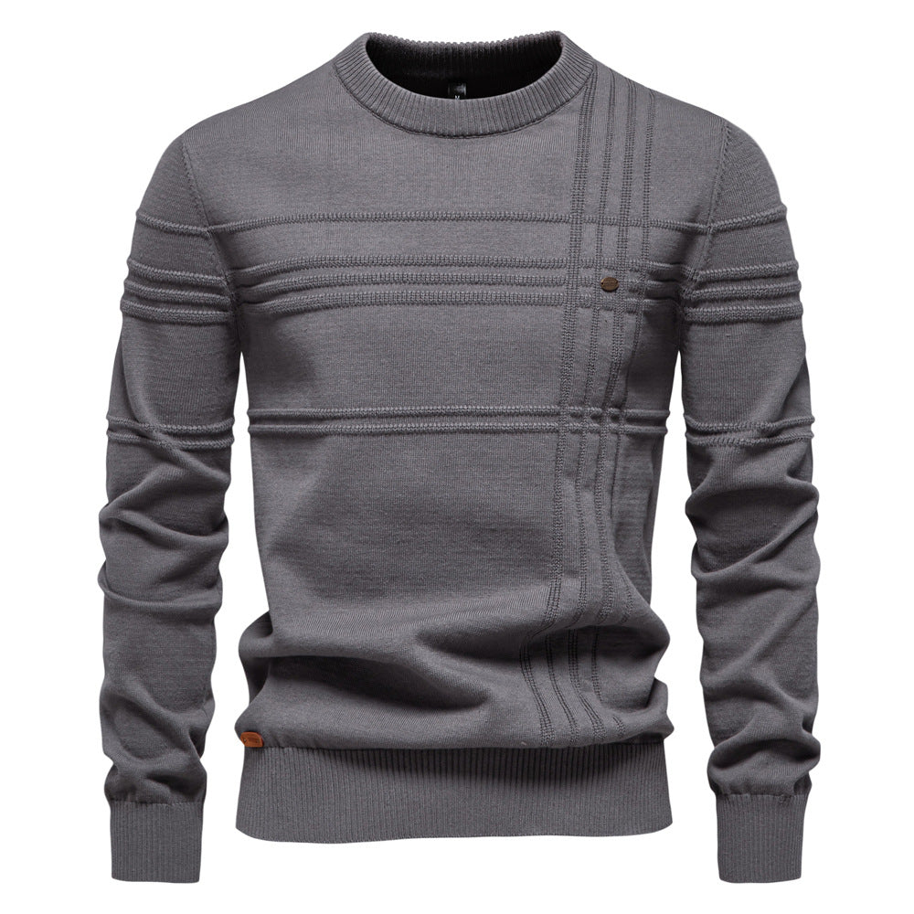 Herren Strickpullover Modern Komfortpassform Großes Design