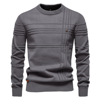 Herren Strickpullover Modern Komfortpassform Großes Design