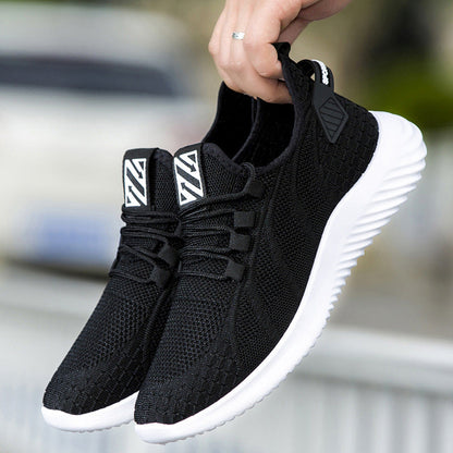 Damen Sneaker Sportlich Laufschuhe Mesh Atmungsaktiv