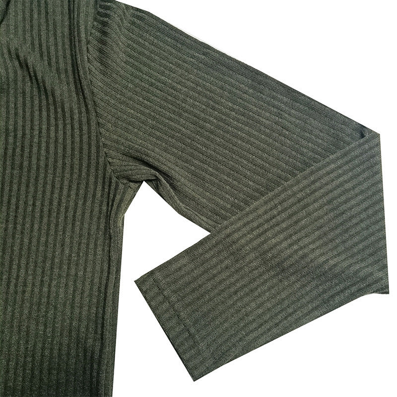 Herren Rollkragenpullover Strick Fein Strukturiert Elegent