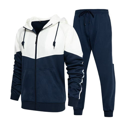 Herren Fleece Jogginganzug Sportlich Bequem