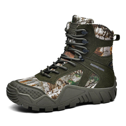 Herren Wanderschuhe Camouflage Rutschfest Wasserdicht