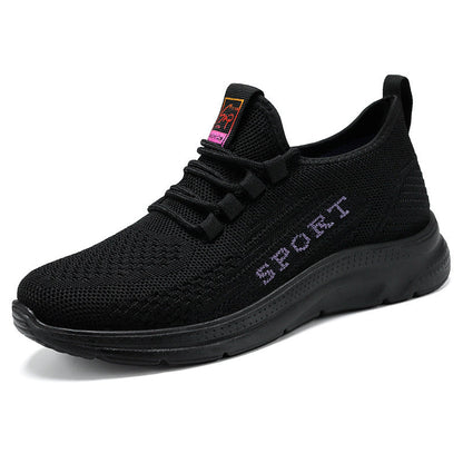 Damen Sport Schuhe atmungsaktiv Schnürsenkel Laufschuhe