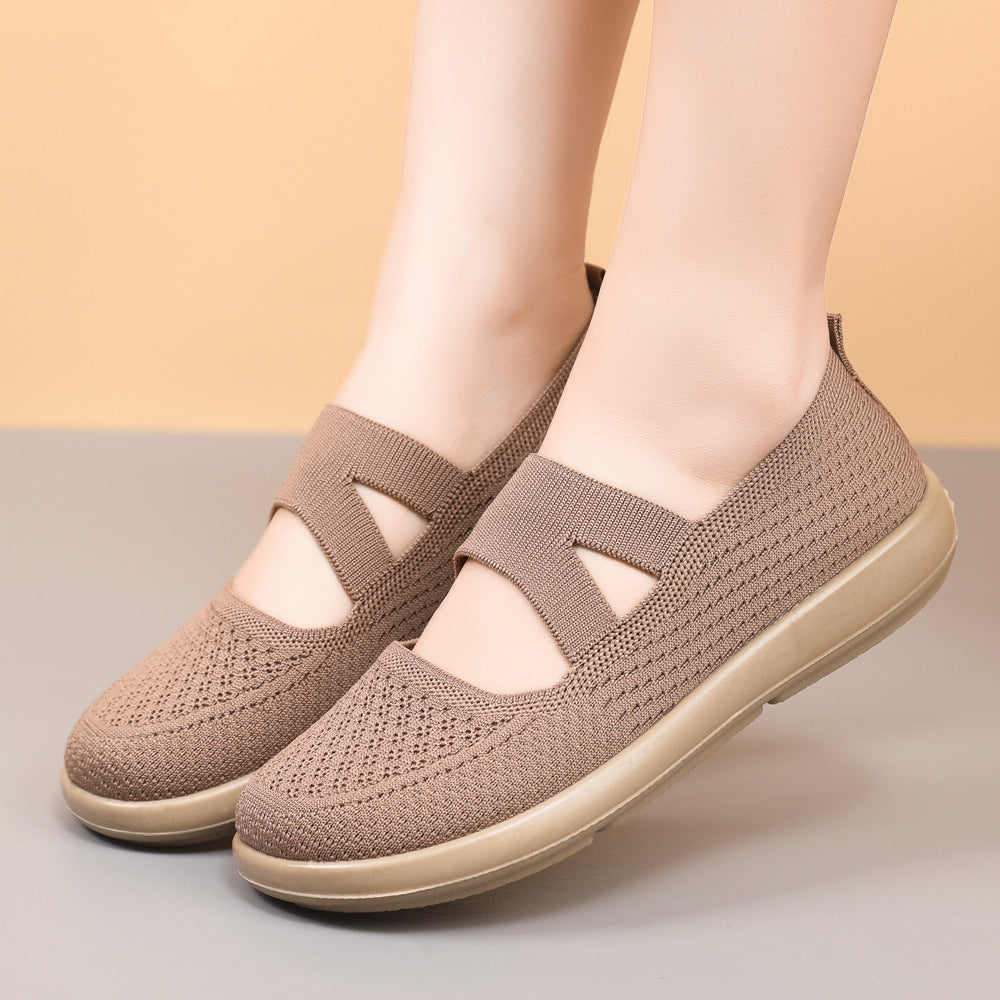 Damen Schuhe Slip-On Bequem Elastisch Komfort