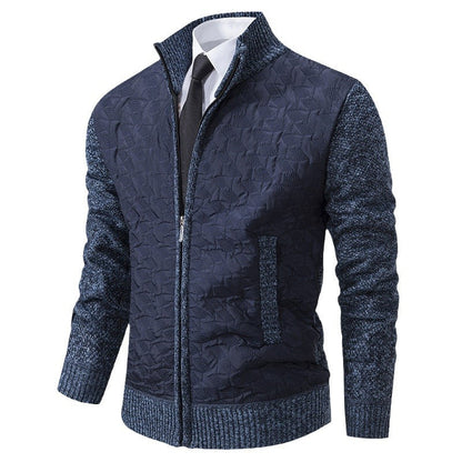 Herren Übergangsjacke Steppweste Hochkragen Warm