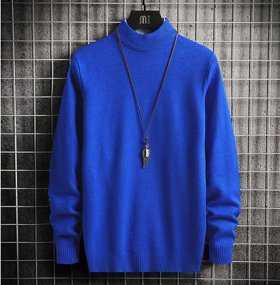 Herren Rollkragenpullover Warm Fein Strick Made
