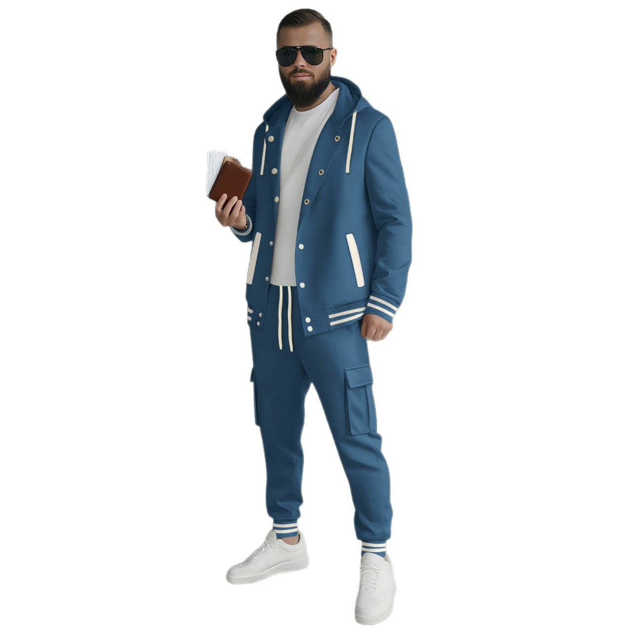 Herren Freizeitanzug Sportlich Funktional mit Taschen